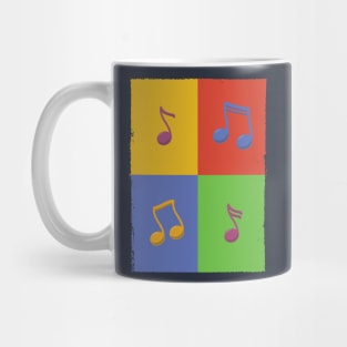 Musical Note Pop Art Mug